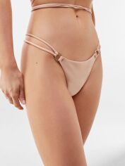 Акція на Нижня частина купальника жіноча Bershka XAZ378868JCBH M/L Бежева від Rozetka