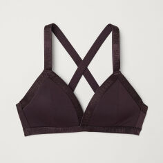 Акція на Верхня частина купальника жіноча H&M XAZ136767TAAF M Темно-бордова від Rozetka
