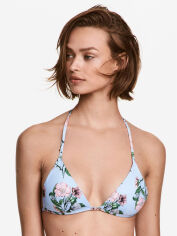 Акція на Верхня частина купальника жіноча H&M XAZ181079TPSH 42 Блакитна від Rozetka