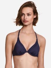 Акція на Верхня частина купальника жіноча H&M XAZ181079SBJU 70C Темно-синя від Rozetka