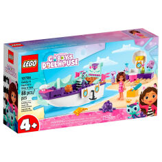 Акция на Конструктор Lego Gabby&apos;s Dollhouse Корабль и спа Габби и Нявки 10786 от Podushka