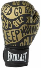 Акція на Боксерські рукавиці Everlast Spark Boxing Gloves чорний, золотий Уні 10 унцій (919580-70-8110) від Stylus