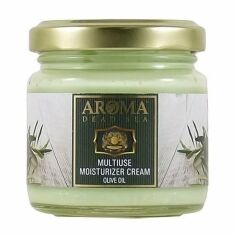 Акція на Універсальний зволожувальний крем для тіла Aroma Dead Sea Multiuse Moisturizer Cream Оливкова олія, 110 мл від Eva