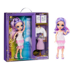 Акция на Кукла Виолетта Rainbow High серии Fantastic Fashion 587385 с аксессуарами от Podushka
