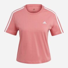 Акция на Футболка жіноча Adidas W 3S Cro T GL0780 XS Рожева от Rozetka