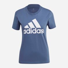 Акция на Футболка жіноча Adidas W Bl T GL0728 XXS Темно-синя от Rozetka