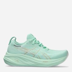 Акция на Жіночі кросівки для бігу ASICS Gel-Nimbus 26 1012B601-300 39 (7.5US/5.5UK) 24.5 см Світло-зелені от Rozetka