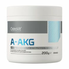 Акція на Амінокислота OstroVit A-AKG Аргінін Альфа-Кетоглутарат Апельсин, в порошку, 200 г від Eva