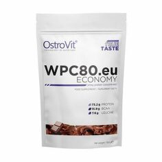 Акція на Протеїн OstroVit WPC80.eu Economy в порошку, зі смаком шоколаду, 700 г від Eva