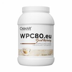Акція на Протеїн OstroVit WPC80.eu Good Morning в порошку, зі смаком капучино, 700 г від Eva