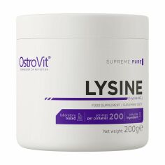 Акція на Амінокислота L-Лізин OstroVit Lysine в порошку, 200 г від Eva