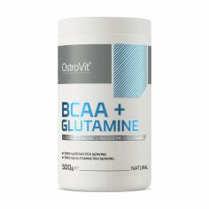 Акція на Амінокислота BCAA + L-Глютамін OstroVit BCAA + Glutamine в порошку, без смаку, 500 г від Eva