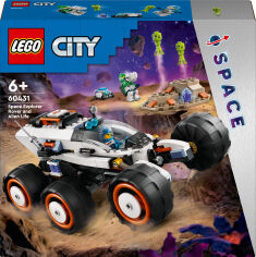 Акція на Конструктор LEGO City Космічний дослідницький всюдихід й інопланетне життя (60431) від Будинок іграшок