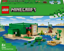 Акция на Конструктор LEGO Minecraft Пляжний будинок у формі черепахи (21254) от Будинок іграшок