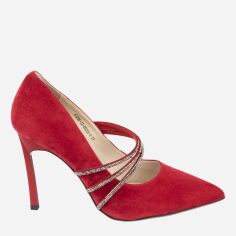 Акція на Жіночі туфлі Blizzarini S1238-72-R020A-9 37 23.8 см Червоні від Rozetka