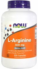 Акція на Now Foods L-Arginine 500 mg Capsules 250 caps від Stylus
