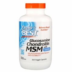Акция на Doctor's Best Glucosamine Chondroitin Msm Глюкозамин хондроитин с OptiMSM 360 капсул от Stylus