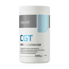 Акция на Амінокислоти OstroVit CGT Креатин + Глутамін + Таурин, Персик, в порошку, 600 г от Eva
