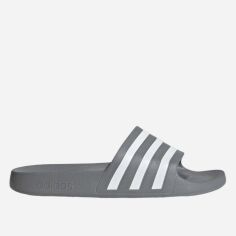 Акція на Жіночі шльопанці adidas Adilette Aqua F35538 37 Сірі з білим від Rozetka