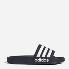 Акція на Жіночі шльопанці для пляжу adidas Adilette Shower GZ5920 37 Чорні з білим від Rozetka