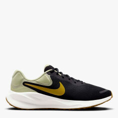 Акция на Чоловічі кросівки для бігу Nike Revolution 7 FB2207-006 45.5 (11.5US) 29.5 см Чорні/Світло-зелені от Rozetka