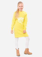 Акція на Дитяче тепле плаття для дівчинки Носи своє 6084-025-33-1 110 см Лимон (p-4376-139675) від Rozetka
