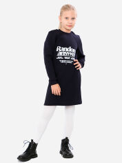 Акція на Дитяче тепле плаття для дівчинки Носи своє 6084-025-33-1 122 см Чорнильно-синє (p-4376-139687) від Rozetka