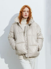 Акция на Куртка зимова жіноча H&M 1171101_св.беж XS Світло-бежева от Rozetka
