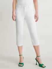 Акция на Капрі джинсові Skinny жіночі C&A GD-00074735 36 Білі от Rozetka