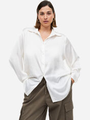 Акція на Блуза жіноча H&M 271151243_white XS Біла від Rozetka