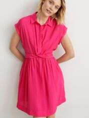 Акция на Сукня-сорочка коротка літня жіноча C&A GD-00069329 40 Рожева от Rozetka