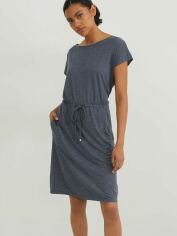 Акція на Сукня-футболка міді літня жіноча C&A GD-00076769 XL Сіра від Rozetka