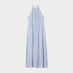 Акція на Сукня вечірня міді літня жіноча H&M XAZ182075CLTC 48 Блакитна від Rozetka