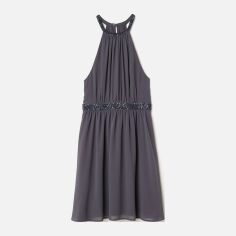 Акція на Плаття коротке жіноче H&M XAZ181079ESPU 44 Сіре від Rozetka