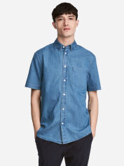 Акція на Сорочка літня чоловіча H&M XAZ131326PVAE S Синя від Rozetka