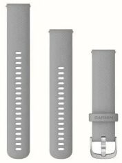 Акція на Garmin Quick Release Silicone Band Vivomove 3 Grey/Sliver 20mm (010-12924-00) від Y.UA