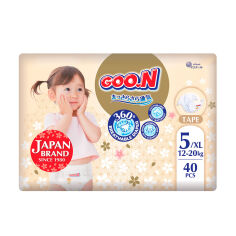 Акція на Підгузки Goo.N Premium Soft розмір XL (12-20 кг), 40 шт від Eva