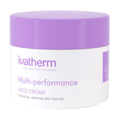 Акция на Зволожувальний крем для обличчя Ivatherm Multi-performance Hydrating Face Cream для чутливої сухої шкіри, 50 мл от Eva