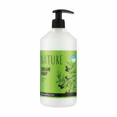 Акція на Рідке зволожувальне крем-мило Bioton Cosmetics Nature Cream Soap Оливка, 900 мл від Eva