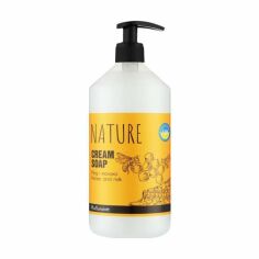 Акция на Рідке живильне крем-мило Bioton Cosmetics Nature Cream Soap Мед та молоко, 900 мл от Eva