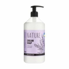 Акція на Рідке заспокійливе крем-мило Bioton Cosmetics Nature Cream Soap Лаванда, 900 мл від Eva