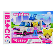 Акція на Конструктор IBLOCK Junior Kids hits Лімузин (KH08/002/2) від Будинок іграшок