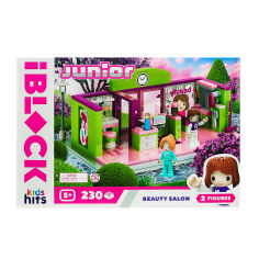 Акція на Конструктор IBLOCK Junior Kids hits Салон краси 230 деталей (KH08/004/1) від Будинок іграшок