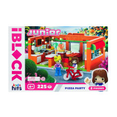 Акція на Конструктор IBLOCK Junior Kids hits Піцерія 225 деталей (KH08/003/1) від Будинок іграшок