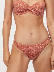 Акція на Нижня частина купальника жіноча H&M XAZ181079HJJL 48 Цегляна в білі візерунки від Rozetka