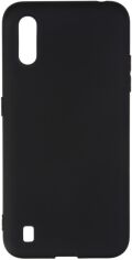 Акция на Панель Armorstandart Matte Slim Fit для Samsung Galaxy A01 2019 (A015) Black от Rozetka