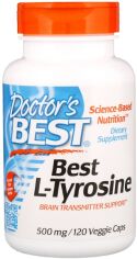 Акція на Doctor's Best Best L-Tyrosine 500 mg 120 Caps (DRB-00316) від Stylus