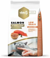 Акція на Сухий корм Amity Super Premium Cat Sterilized Salmon для дорослих стерилізованих котів з лососем 2 кг (SP 922 Ster Salm 2KG) від Y.UA