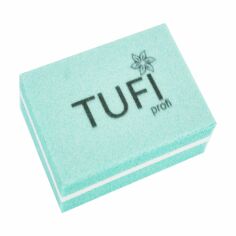 Акція на Баф для нігтів Tufi profi Premium міні зелений, 100/180 грит, 50 шт (0300681) від Eva
