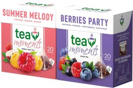 Акція на Набір чаю Tea Moments Berries Party 20 пірамідок + Summer Melody 20 пірамідок від Rozetka